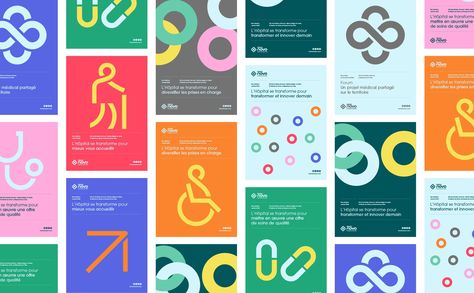 Hospital Novo - Visual identity :: Behance Graphic Design News, Design Campaign, Adobe Illustrator Design, New Hospital, Brand Architecture, Hospital Design, Brand Kit, Design Research, Graphic Design Branding