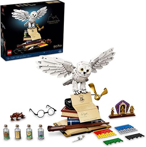 Hedwig harry potter lego set The Golden Snitch, Hedwig Owl, Harry Potter Lego Sets, Harry Potter Hogwarts Castle, Lego Hogwarts, Harry Potter Set, Lego Jurassic World, Shop Lego, Harry Potter Icons