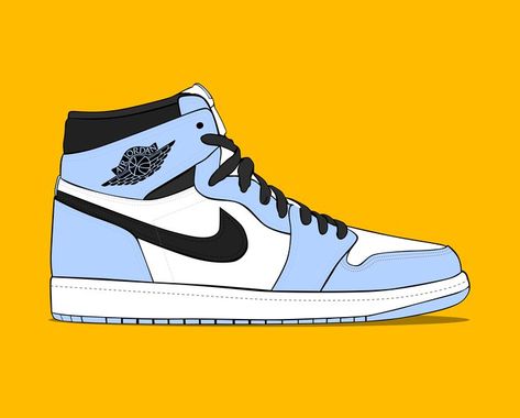 Air Jordan 1 High University Blue Illustration vector base Jordan 1 High University Blue, Sneakers Illustration, Blue Illustration, Blue Jordans, Sneaker Art, Air Jordan 1 High, Jordan 1 High, University Blue, Illustration Vector