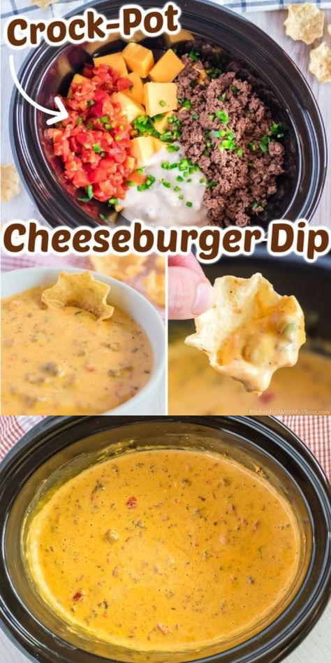 When it comes to amazing Hamburger Cheese Dip, this is the best recipe ever. This hamburger cheese dip can be used as an appetizer for a get together and parties, or use it for picnics. This slow cooker dip is also fantastic as a special dinner idea. Queso Hamburger Dip Crockpot, Slow Cooker Cheesy Hamburger Dip, Crock Pot Cheeseburger Dip, Slow Cooker Bacon Cheeseburger Dip, Hamburger Nacho Cheese Dip, Best Crockpot Cheese Dip, Cheese And Burger Dip, Velveeta Hamburger Dip Crockpot, Slow Cooker Hamburger Dip