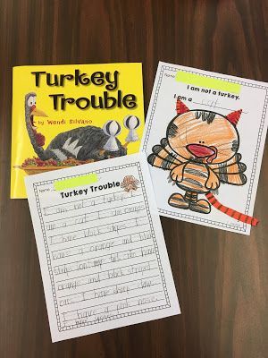 Reader Response Activities, Third Grade Lesson Plans, November Teaching Ideas, Turkey Writing, Thanksgiving Read Aloud, Turkey Trouble, First Grade Crafts, Thanksgiving Readings, Teaching Thanksgiving