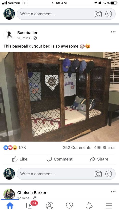 Dugout Bed, Baseball Bed, Sports Themed Bedroom, Baseball Dugout, Baseball Bedroom, Smart School House, Monster Photos, Baseball Room, Dog Cages