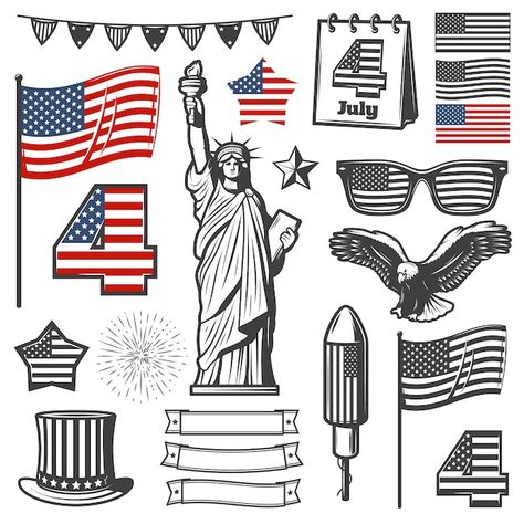 Eagle Outline, Uncle Sam Costume, Native Symbols, Independence Day Greeting Cards, 4th Of July Clipart, Independence Day Greetings, Independence Day Theme, Eagle Symbol, Patriotic Symbols