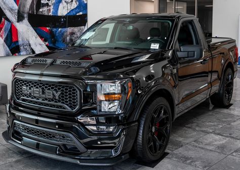 Ford Shelby F-150 Super Snake Sport Appearance Package 75th Anniversary Edition Shelby Truck, Shelby Raptor, Shelby F150, Shelby Super Snake, Classic Cars Trucks Chevy, Trucks Chevy, Super Snake, Ford Shelby, Chevrolet Trucks