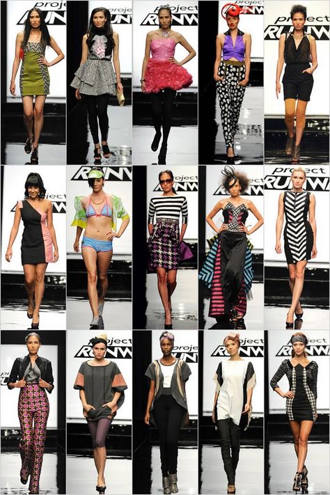 Mondo's designs from Project runway Project Runway Outfits, Fashion Show Themes Ideas Runway, Mondo Mondo Jewelry, Project Runway Winners, Project Runway Party, Project Runway Season 19, Project Runaway, Fall Winter Fashion Trends, Runway Outfits