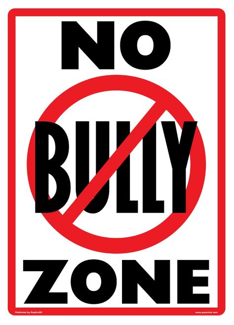 Bully Poster, Say No To Bully Poster Drawing, Anti Bully Poster Aesthetic, No Bully Poster, Poster Bully Simpel, Anti Cyberbullying Posters, Playground Rules, School Discipline, Safe Schools