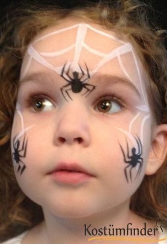 Bat Face Paint, Bridesmaid Makeup Natural, Spider Face Painting, Face Painting Halloween Kids, Easy Halloween Face Painting, Simple Prom Makeup, Maquillage Halloween Simple, Spider Face, Fall Wedding Makeup