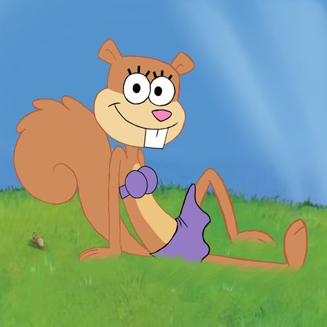 Sandy Cheeks Aesthetic, Spongebob X Sandy, Spongebob Vibes, Spongebob And Sandy Together, Sandy Painting Spongebob, Sandy From Spongebob, Sandy Cheeks Spongebob, Cartoon Spongebob, Spongebob Squarepants Sandy