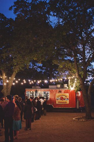 taco stand at a wedding Wedding Food Truck Catering, Airstream Wedding, Wedding Food Truck, Food Truck Party, Burger Stand, Truck Wedding, Food Truck Wedding, Food Truck Catering, Food Truck Festival