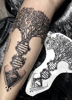 Family Tree Sleeve Tattoo, Fingerprint Tattoos, Mother Nature Tattoos, Geometric Sleeve Tattoo, Forearm Band Tattoos, Forearm Tattoo Design, Tree Tattoo Designs, Half Sleeve Tattoos For Guys, Leg Tattoo Men