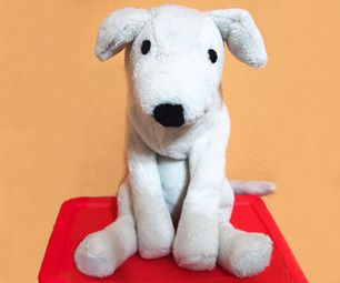 Puppy Plush from an old Bath Robe Sewn Toys, Dog Sewing Patterns, Puppy Plush, Pet Projects, Doll Things, Monkey Stuffed Animal, Dog Stuffed Animal, Plushie Patterns, Sewing Stuffed Animals