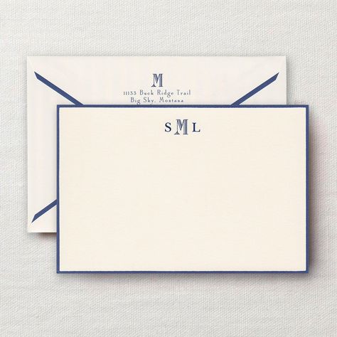 Wedding Envelopes Design, Monogrammed Stationery, Personalized Stationery Set, Correspondence Cards, Modern Stationery, Letterpress Business Cards, Flower Branding, Gift Wrapping Inspiration, Thumbnail Design