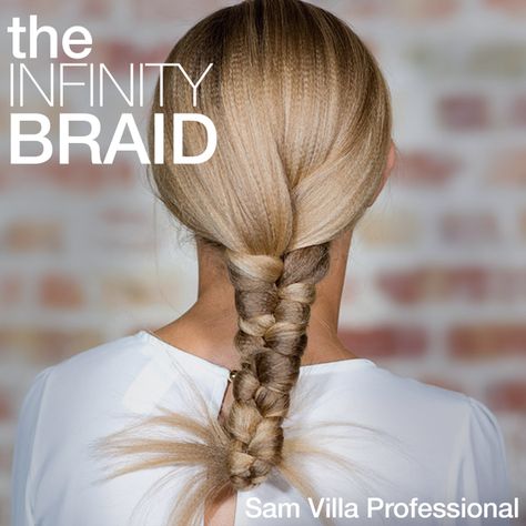 The Infinity Braid Tutorial, #braidenvy Infinity Braid Tutorial, Infinity Braid, Braid Tool, Short Braids, Braid Tutorial, Hair Shows, Easy Braids, Hair Inspiration Color, Braids For Long Hair