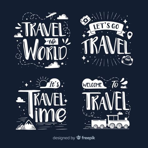 Ribbon Label, Travel Doodles, Quotes Arabic, Adventure Design, Drop Cap, World Quotes, Quotes To Inspire, Lettering Quotes, Graphic Editing