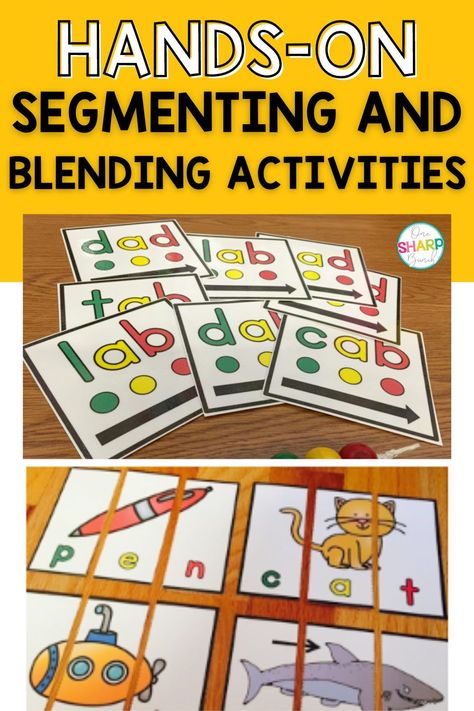 Blending To Read Activities, Cvc Word Blending Activities, Phoneme Addition Activities, Segmenting Activities For Kindergarten, Help With Blending Sounds, Beginner Reader Activities, Kindergarten Segmenting Activities, Segment And Blending Activities, S Blend Activities