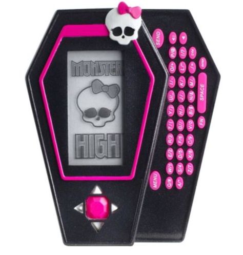 toys for girls age 8 | On the coattails of the Twilight phenomenon comes the iCoffin Handheld ... Monster High Toys, Moster High, Cocoppa Wallpaper, Monster High Art, Tech Toys, Scene Kids, Cool Tech, Monster High Dolls, High Art