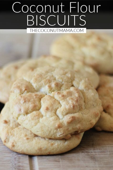 Coconut Flour Biscuits, Sour Cream Biscuits, Flour Biscuits, Homemade Bisquick, Grain Free Breakfast, Low Oxalate, Candida Recipes, Baking With Coconut Flour, Low Carb Biscuit