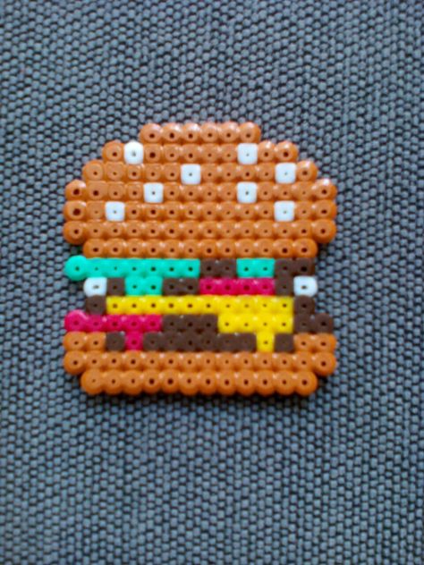 Kawaii Perler Bead Patterns, Mini Hama Beads, Melt Beads Patterns, Easy Perler Bead Patterns, Pixel Beads, Melty Bead Patterns, Easy Perler Beads Ideas, Fortune Cookies, Hama Beads Design