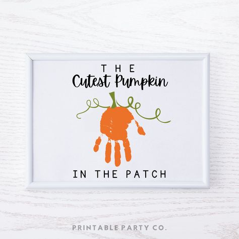 Baby Fall Handprint Crafts, Mushroom Handprint Art, Fall Crafts Handprints, Footprint Handprint Art, Fall Hand Print Art, Halloween Baby Handprint Crafts, August Baby Crafts, Newborn Handprint Crafts, October Handprint Crafts