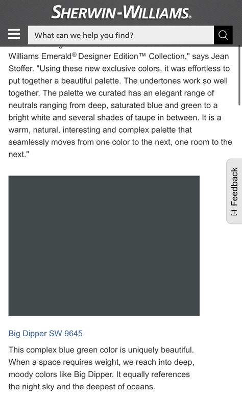 Sw Big Dipper Paint, Big Dipper Paint Color, Sw Big Dipper, Big Dipper Sherwin Williams, Sherwin Williams Big Dipper, Masculine Office, Saturated Blue, The Undertones, Maple Grove