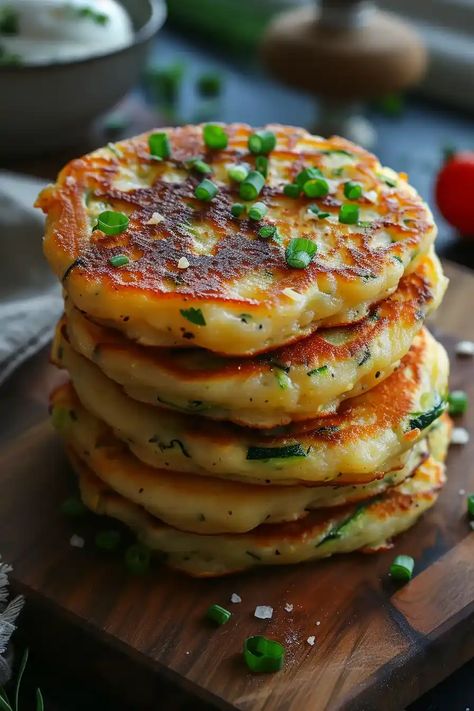 Explore our Savory Zucchini Pancakes recipe to create a perfect blend of zucchini. Try this easy recipe today! Zucchini Pancakes Recipe, Zucchini Pancakes, Savory Recipe, Pancake Calories, Fresh Zucchini, Mediterranean Meals, Chicken Parmesan Casserole, Savory Pancakes, Light Dinner