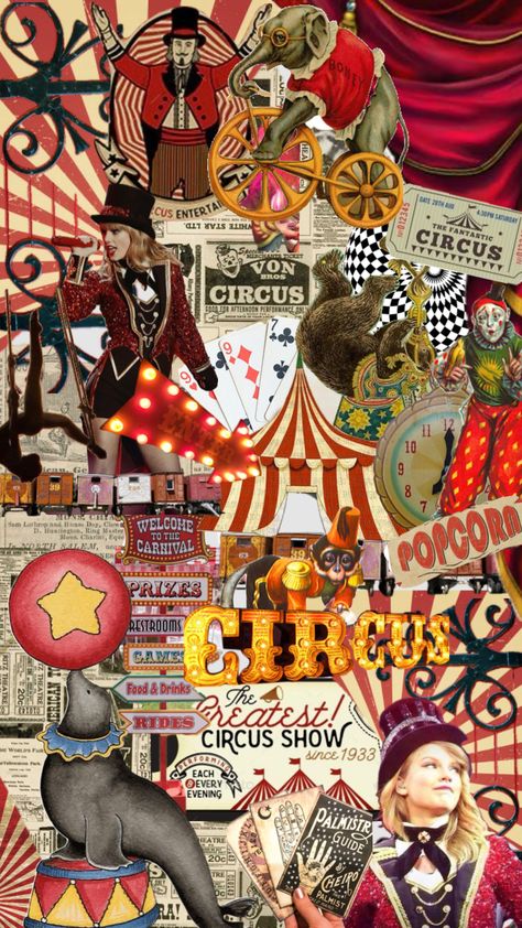 #circus Clowns Wallpaper, Circus Collage, Clown Carnival, Circus Food, Circus Wallpaper, Theatre Games, Gcse Textiles, Circus Aesthetic, Circus Show