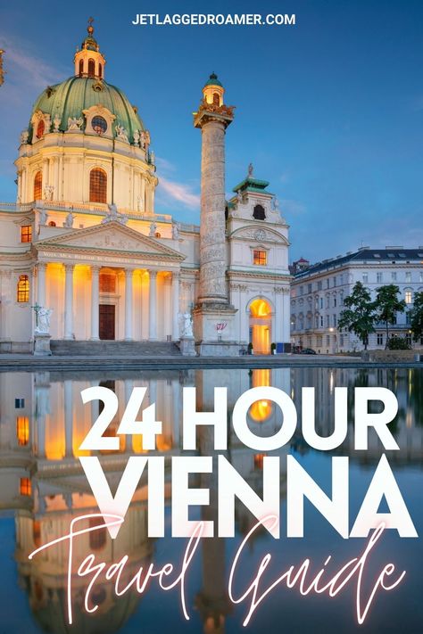 BEAUTIFUL BUILDING IN VIENNA LIT UP AT NIGHT One Day In Vienna Itinerary, Vienna Day Trips, Vienna In One Day, Vienna 1 Day, Vienna One Day, 1 Day In Vienna, One Day In Vienna, Places To Visit In Vienna, Vienna Must See