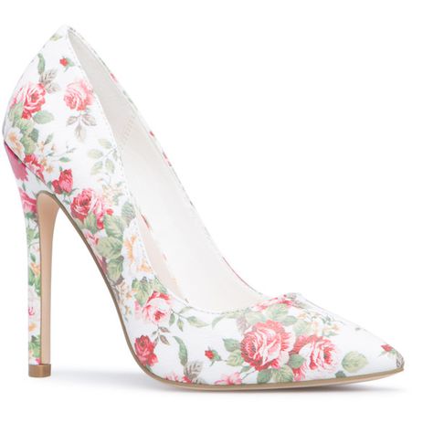 ShoeDazzle Pumps Elizabeth Womens Floral ❤ liked on Polyvore featuring shoes, pumps, floral, floral shoes, pointed toe pumps, pointy toe shoes, patterned pumps and flower print pumps Heels Floral, Floral Print Shoes, Floral Pumps, Printed Shoes, Pointy Toe Shoes, Female Dress, Pattern Shoes, Floral Heels, Fancy Shoes