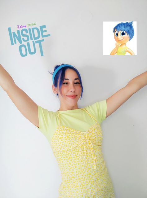 Inside out joy cosplay Disney Pixar movie character style modern outfit Halloween costume idea with friends insta- nasia.koko Idea With Friends, Pixar Movies Characters, Inside Out Joy, Cosplay Disney, Halloween Costume Idea, Disney Pixar Movies, Disney Bounding, Outfit Halloween, Disney Cosplay