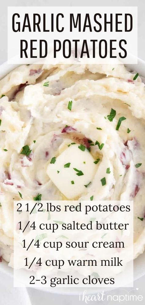 Garlic Red Potatoes Mashed, Roasted Garlic Red Mashed Potatoes, Best Red Potato Mashed Potatoes, Healthy Mashed Red Potatoes, Loaded Red Mashed Potatoes, Red Skin Potato Recipes Mashed, Thanksgiving Red Potato Recipes, Mashed Red Potatoes With Skins, Creamy Mashed Red Potatoes