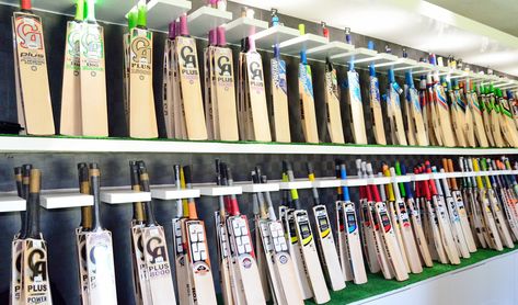 This Is Why Buying Cricket Equipment Is Better Done Online Cricket Fixtures Design, Cricket Breeding Setup, Cricket Club Interior, Cricket Bat And Ball, Cricket Store, Cricket Quotes, Tennis Store, Cricket Balls, Cricket Sport