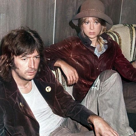 Eric Clapton 70s, Eric Clapton Pattie Boyd, Eric Clapton Slowhand, Jenny Boyd, Beatles Girl, John Mayall, Pattie Boyd, 60s Music, Old Rock