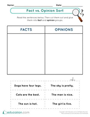 Next stop: Pinterest Worksheet First Grade, Fact Vs Opinion, Fact And Opinion Worksheet, Facts And Opinions, Argumentative Writing, First Grade Worksheets, Fact And Opinion, Reading Worksheets, Next Stop