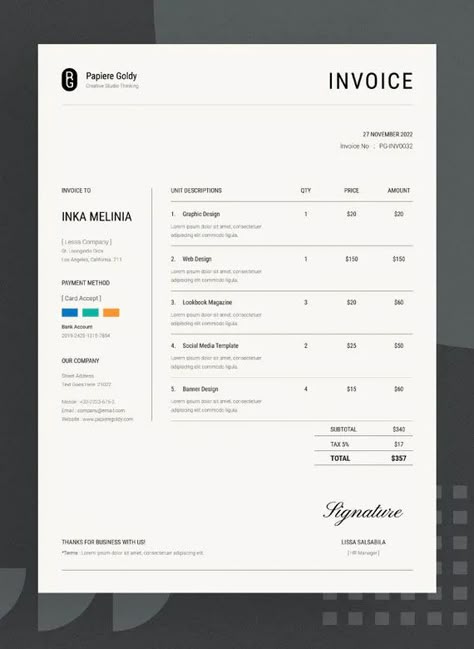 Pdf Form Design, Quotation Design, Quotation Format, Invoice Design Template, Price Quotes, Book Design Inspiration, Design Brief, Invoice Design, Documents Design