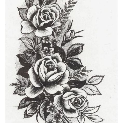 Large floral upper back tattoo by D'Lacie Jeanne. #flower #floral #botanical #D'LacieJeanne #neotraditional Wildflowers Tattoo, Rose Tattoo Sleeve, Illustration Tattoo, Wolf Tattoos, Hip Tattoo, Flower Tattoo Designs, Half Sleeve Tattoo, Trendy Tattoos, S Tattoo