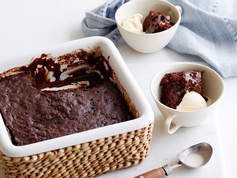 Microwave Chocolate Pudding Cake recipe from Food Network Kitchen via Food Network Microwave Chocolate Pudding, Chocolate Pudding Cake Recipe, Microwave Chocolate Cakes, Pudding Cake Recipe, Fudgy Cake, Chocolate Pudding Cake, Microwave Recipes, Pudding Cake, Christmas Pudding