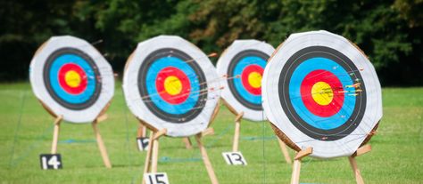 The Surprising ROI of Retargeting for Events Archery Range Ideas, Diy Archery Target, Diy Archery, Field Target, Archery Sport, Archery Competition, Personal Goal Setting, Archery Range, Archery Target