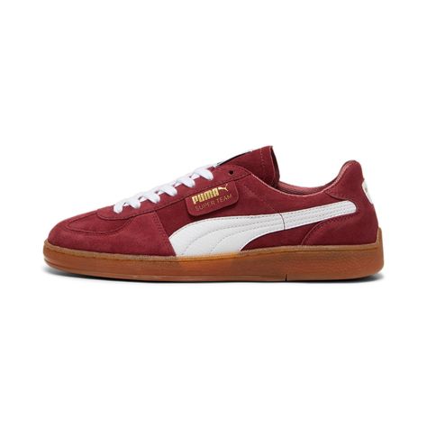 Style: 397514-03 Color: Red Gender: Mens Puma Aesthetic, Red Puma Shoes, Womens Puma Sneakers, New Puma Sneakers, Puma Classic, Suede Trainers, Team A, Shoe Wishlist, Puma Suede