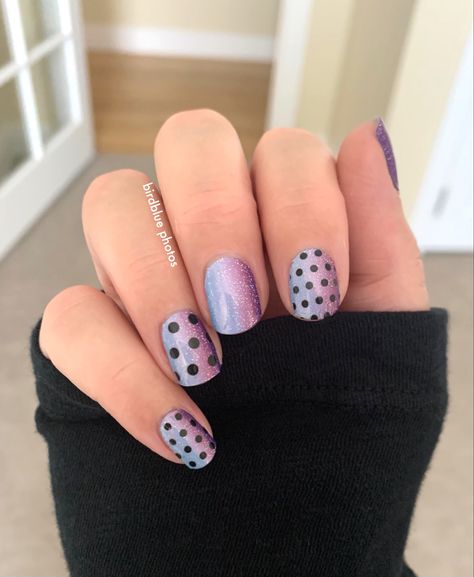 Color Street: It Takes Tucson (doubled), Polka Dot-Com (overlay) Color Street It Takes Tucson Mixed Mani, Color Street Polka Dot Com, Polka Dot Com Color Street, It Takes Tucson Color Street Combo, Color Street It Takes Tucson, Supernatural Nails, Rose Pink Nails, Colorstreet Combos, Polka Dot Nail Art