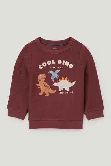 Dinosaur - baby sweatshirt Aw 23, Baby Polo, Baby Club, Dungarees Shorts, King Baby, Baby Top, Baby Hoodie, Top Baby Products, Baby Shorts