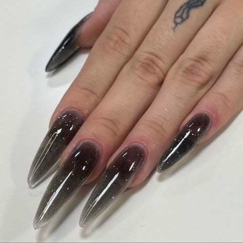 Wonder Nails, Em Nails, Witchy Nails, Nail Time, Goth Nails, Grunge Nails, Jelly Nails, Luxury Nails, Throne Of Glass