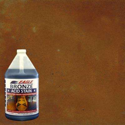 1 gal. Bronze Interior/Exterior Acid Stain Transparent Concrete, Acid Concrete, Stained Concrete Floors, Concrete Dye, Solid Stain Colors, Concrete Fountains, Concrete Stain, Acid Stained Concrete, Copper Interior