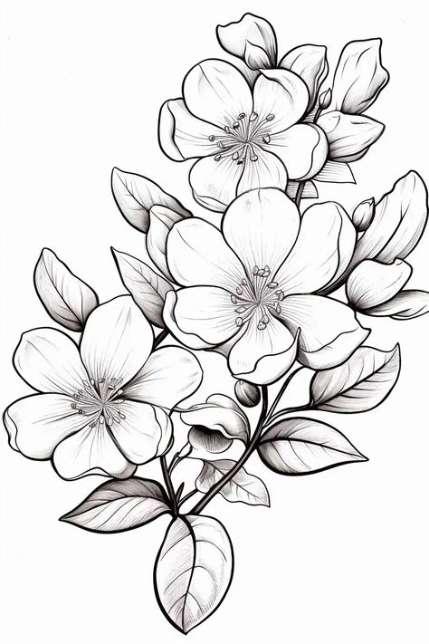 Different Types Of Printable Flower Coloring Pages For Kids | Storiespub Black Outline Flower Tattoo, Princess Coloring Pages For Kids, Flower Coloring Pages For Kids, Iris Flower Tattoo, Kinds Of Art, Printable Flower Coloring Pages, Printable Flower, Flower Line Drawings, Flower Drawing Tutorials