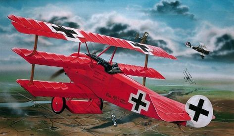 Rules of Engagement – Eight Air Combat Maxims the Red Baron Followed to Conquer the Skies - MilitaryHistoryNow.com Red Baron Plane, Manfred Von Richthofen, The Red Baron, Painting Museum, Avion Rc, Revell Monogram, Ww1 Aircraft, Red Baron, Aircraft Art