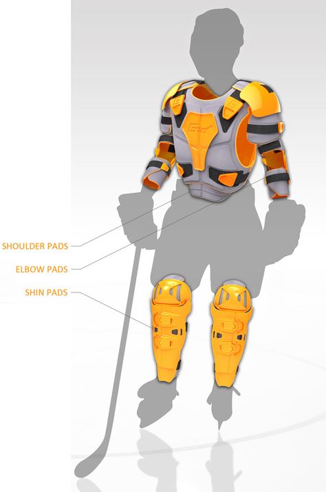 i know some folks who would buy hockey gear for their kids that grew with them... if only all clothing could grow with you (like jeans!) Hockey Protective Gear, Hockey Gear, Hockey Clothes, Growing Pains, T Bag, Hockey Equipment, Yanko Design, Sports Gear, Grow Out