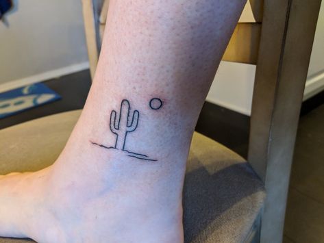 Arizona tattoo, my roots! Cactus tattoo, saguaro tattoo Small Tattoos Cactus, Arizona Cactus Tattoo, Stick And Poke Tattoo Cactus, Mountain And Cactus Tattoo Simple, Cactus Tattoo Men, Minimalistic Cactus Tattoo, Cactus Stick And Poke, Cactus Outline Tattoo, Simple Cactus Tattoo