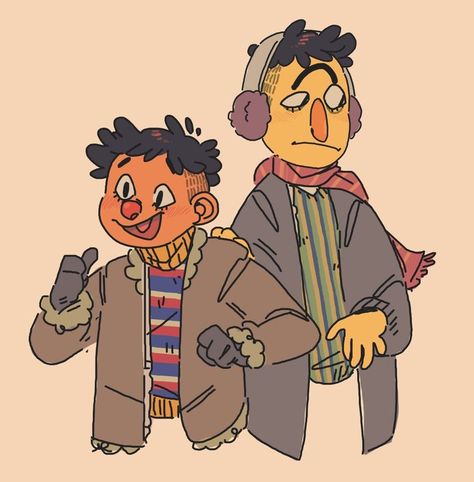 Bert X Ernie Fanart, Sesame Street Fanart, Bert And Ernie Fanart, Muppets Fanart, Uncle Deadly, Ernie Und Bert, Timmy Turner, Oscar The Grouch, The Muppet Show