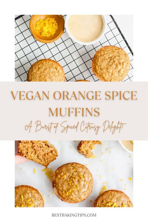 Indulge in the delightful flavors of Vegan Orange Spice Muffins! Bursting with citrusy goodness and warm spices, these muffins are perfect for breakfast, brunch, or a snack. Learn more about their unique flavors, cultural significance, and baking tips in this article. 🍊🧁 #VeganRecipes #OrangeSpiceMuffins #CitrusFlavors #BakingTips Ginger Muffins, Orange Baking, Orange Muffins, Spice Muffins, Vegan Muffins, Orange Spice, Vegan Recipes Healthy, Baking Tips, Healthy Baking