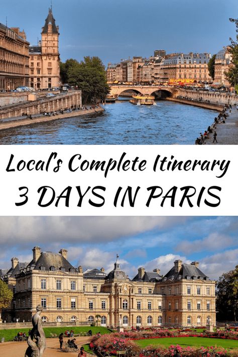 Three Days In Paris, Paris Itinerary, Paris France Travel, Visit Paris, European Destinations, Fall Travel, Europe Travel Guide, Europe Destinations, Europe Travel Tips