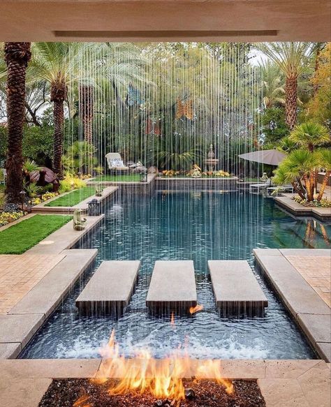 Dream Backyard Pool, Backyard Area, Swimming Pool Landscaping, Luxury Pools, Backyard Pool Landscaping, Backyard Pool Designs, Backyard Inspo, Swimming Pools Backyard, Dream Backyard